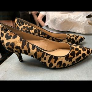 Gorgeous Cheeta print heels size 8 used lightly !